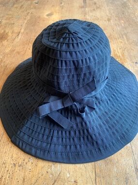 San Diego Hat Company Black Wide Brim Sun Hat for Women